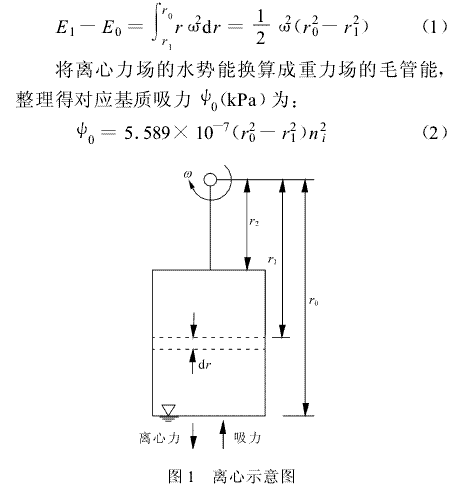 基于離心機法研究固化淤泥的土水特征曲線